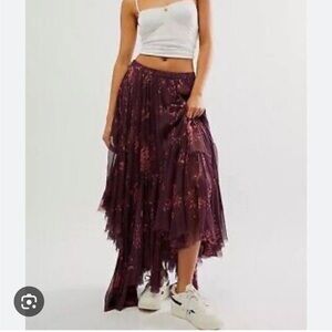 Free people clover skirt